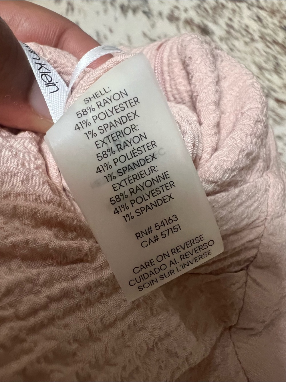 Calvin Klein Sleeveless Wide-Leg Jumpsuit in Light Taupe - Picture 12 of 13